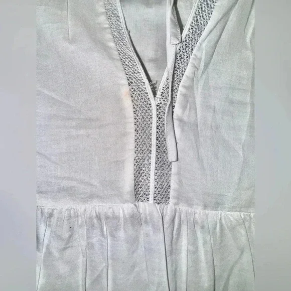 Antonio Melani INA V Neck white dress Size 2 - Picture 4 of 11